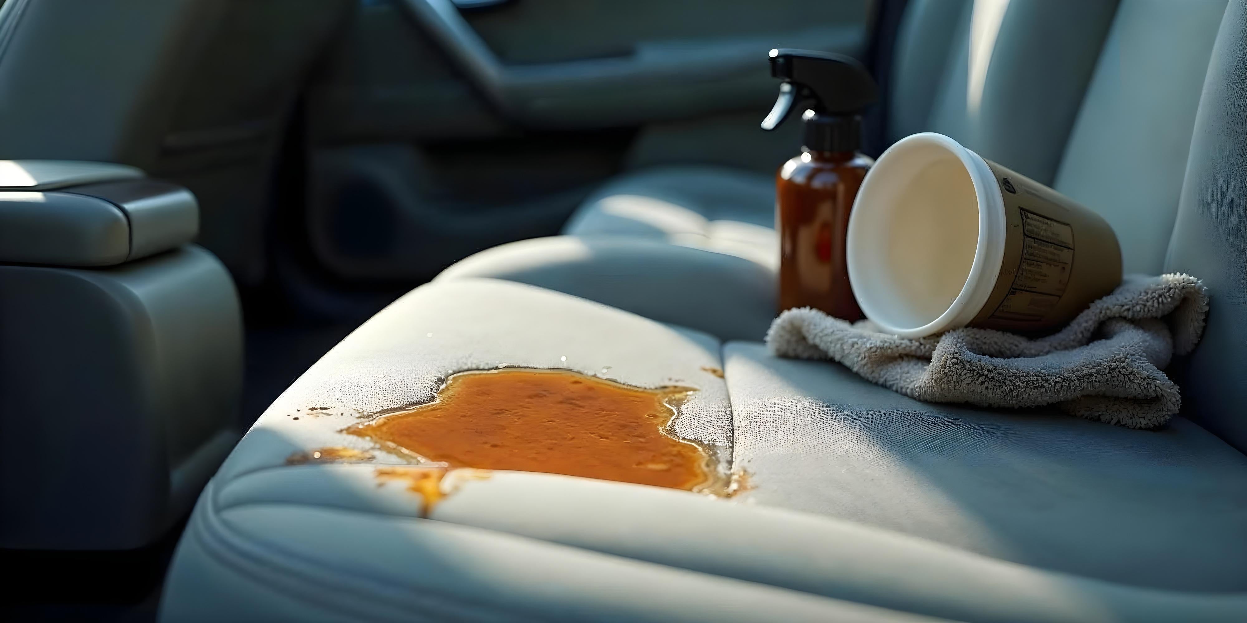 How to Remove Coffee Stains Out of Car Seats