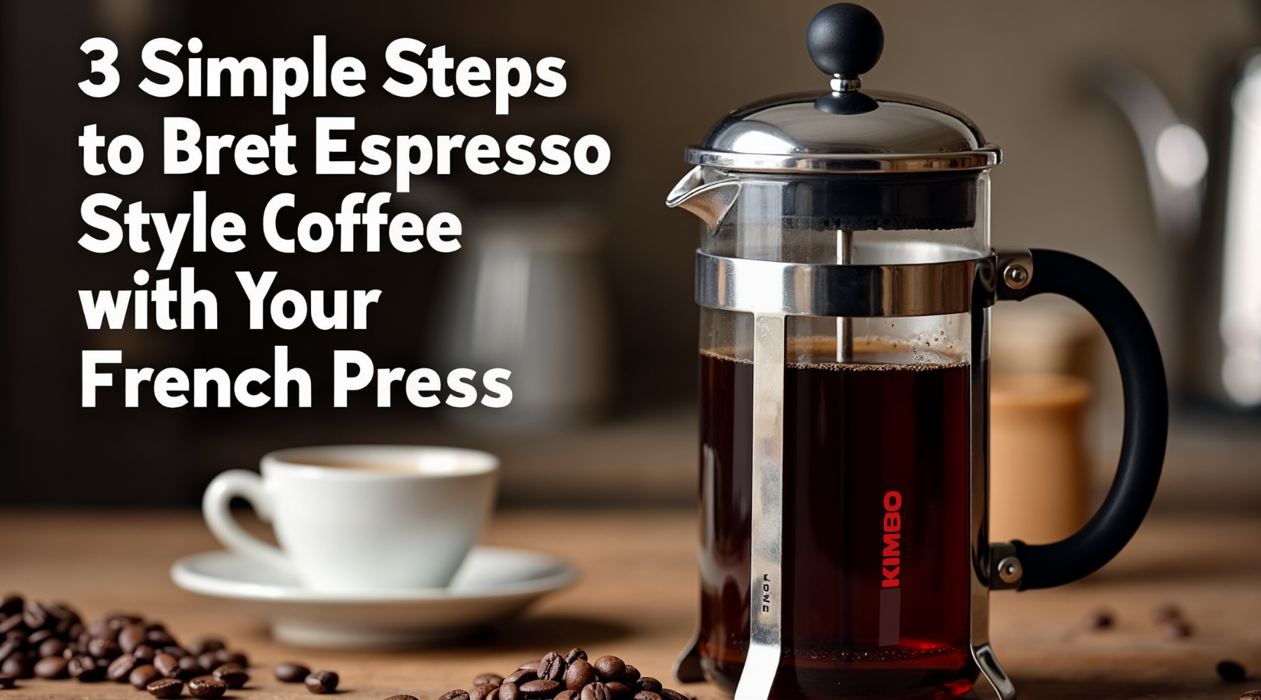 How to Make Espresso Coffee With a French Press 3 Simple Steps (2024