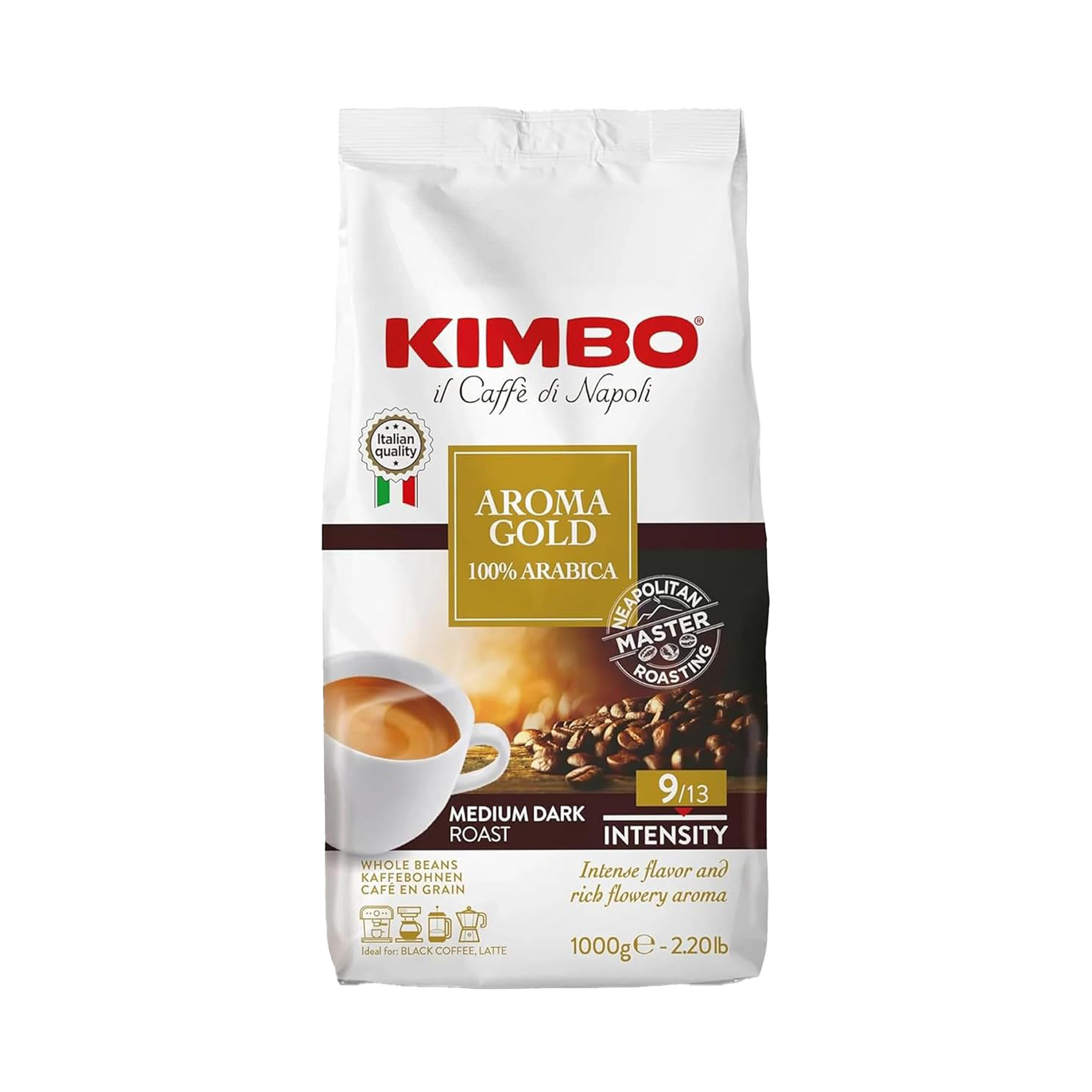 Aroma Gold - Whole Bean Coffee 2.2lb Bag