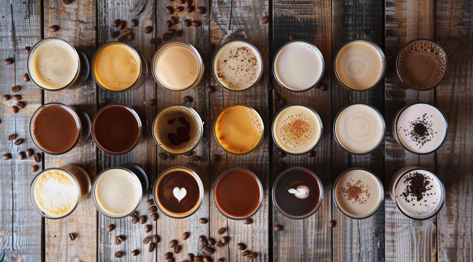 A Complete Guide to 21 Types of Espresso Drinks