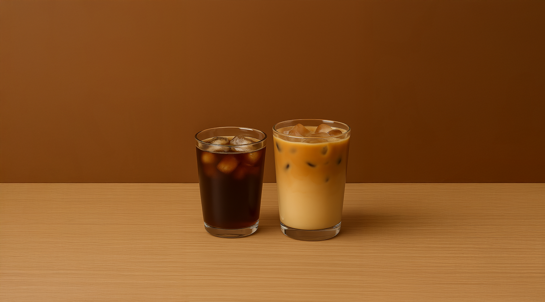 what is the difference between iced coffee and iced latte