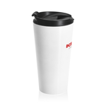 KIMBO White Stainless Steel Travel Mug