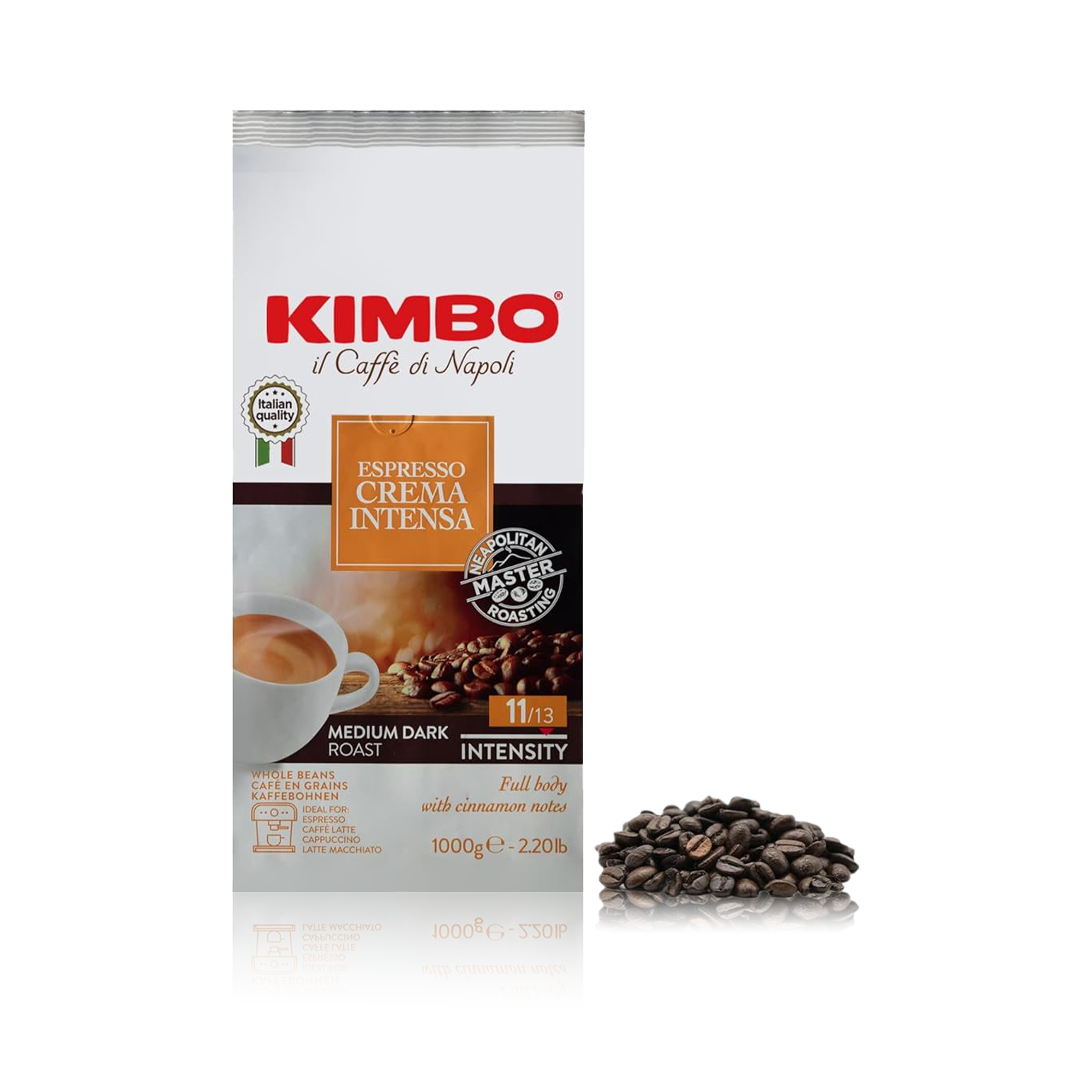 Crema Intensa - Whole Bean Coffee 2.2lb Bag
