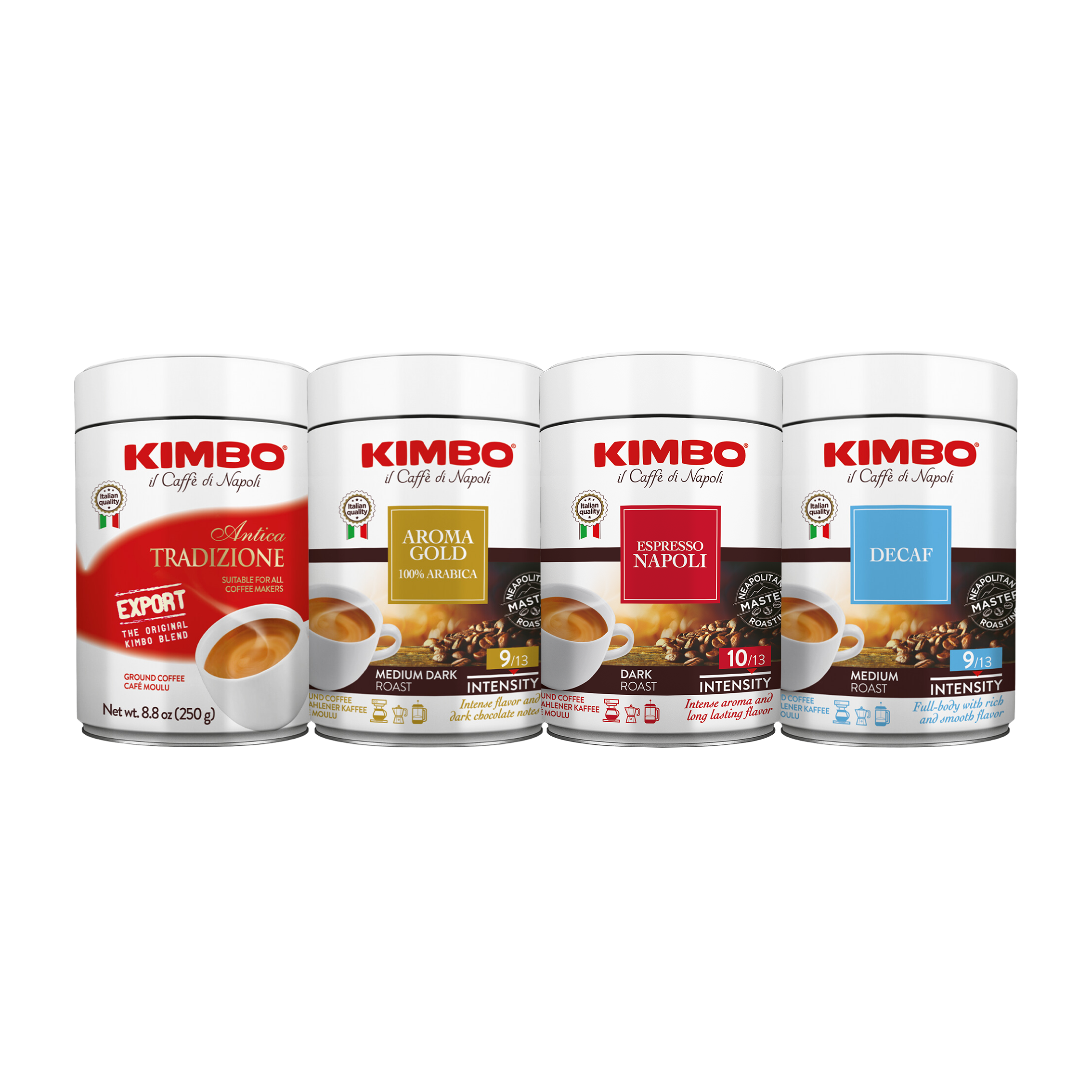 Ground Coffee Variety Pack – 4 x 8.8oz Cans