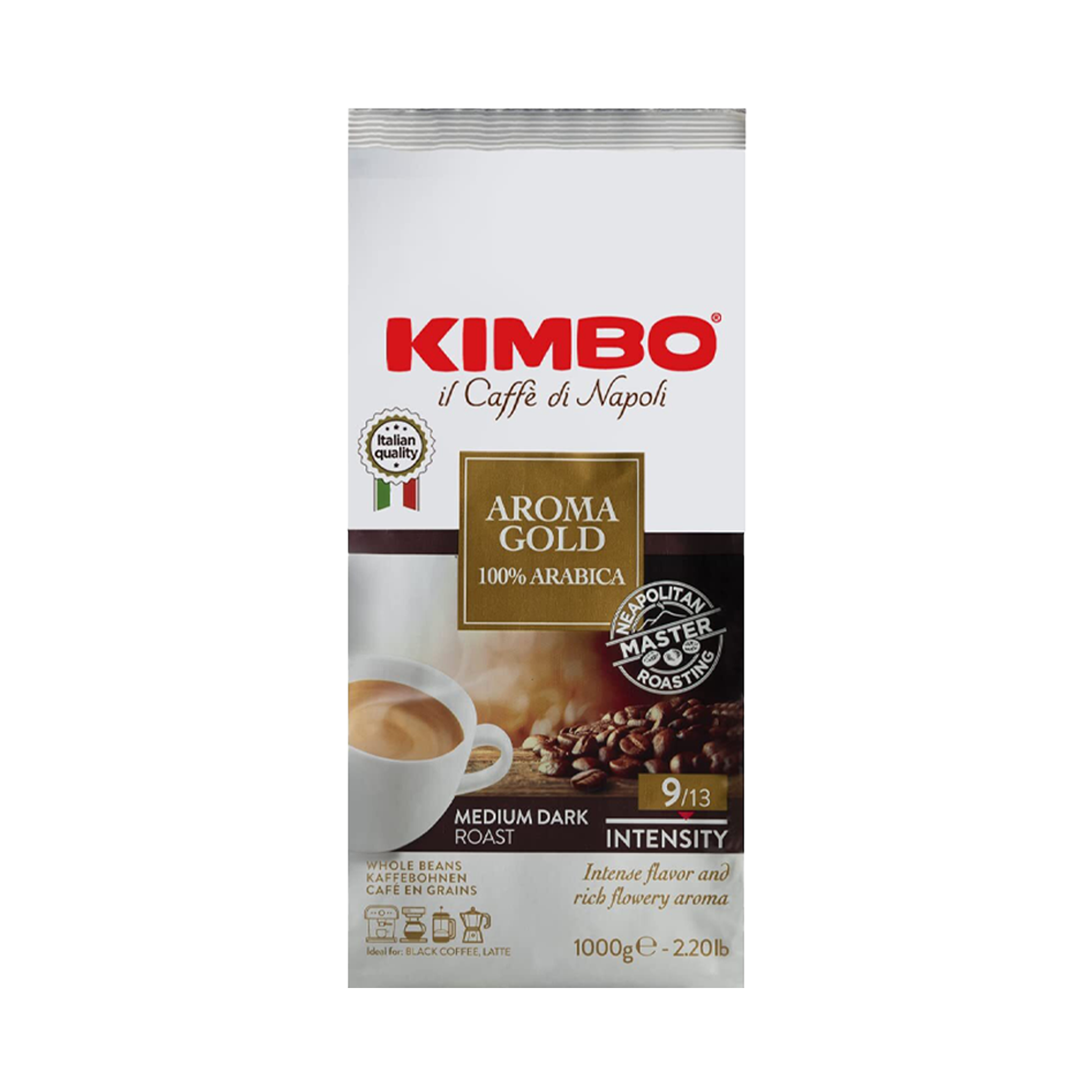 Aroma Gold - Whole Bean Coffee 2.2lb Bag