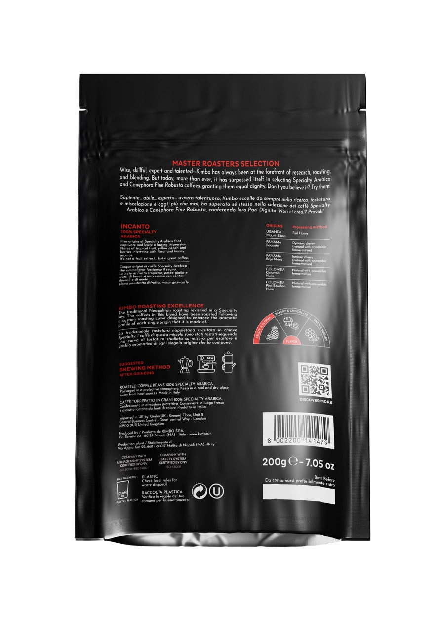 Sapiente - Incanto 100% Arabica Coffee Beans 200g