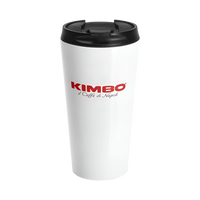 KIMBO White Stainless Steel Travel Mug