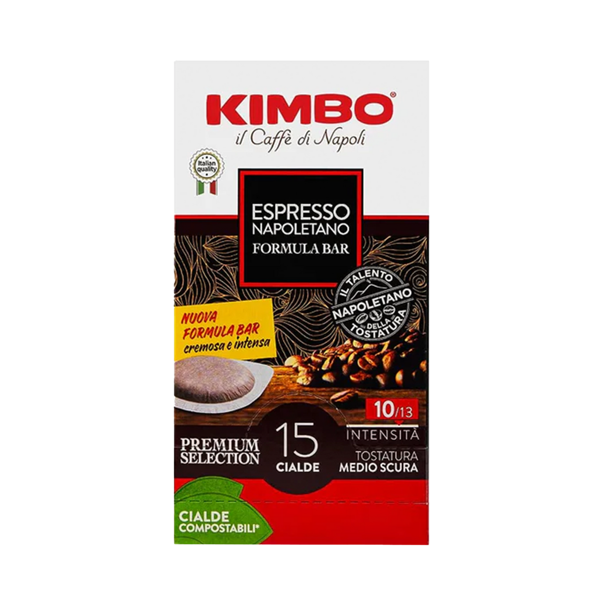 KIMBO - Napoli ESE Compostable Pods - Medium Roast with Almond