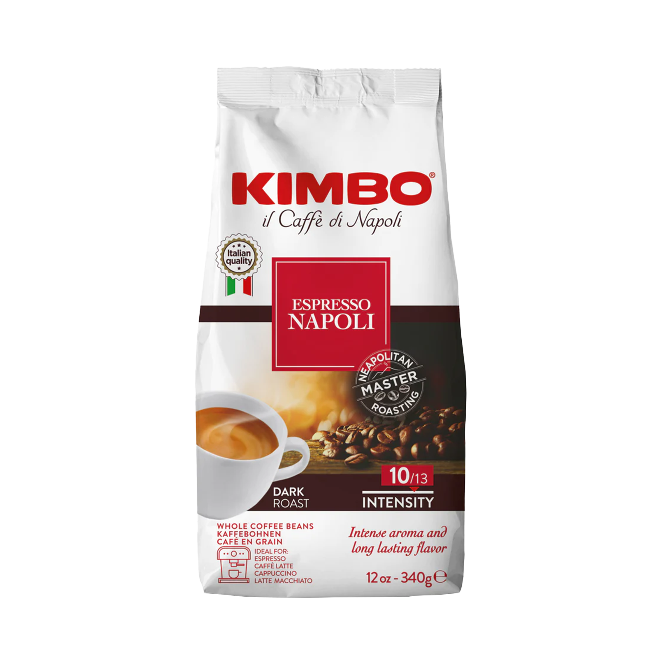 Napoli Whole Bean Coffee 12oz Bag - 4 Packs