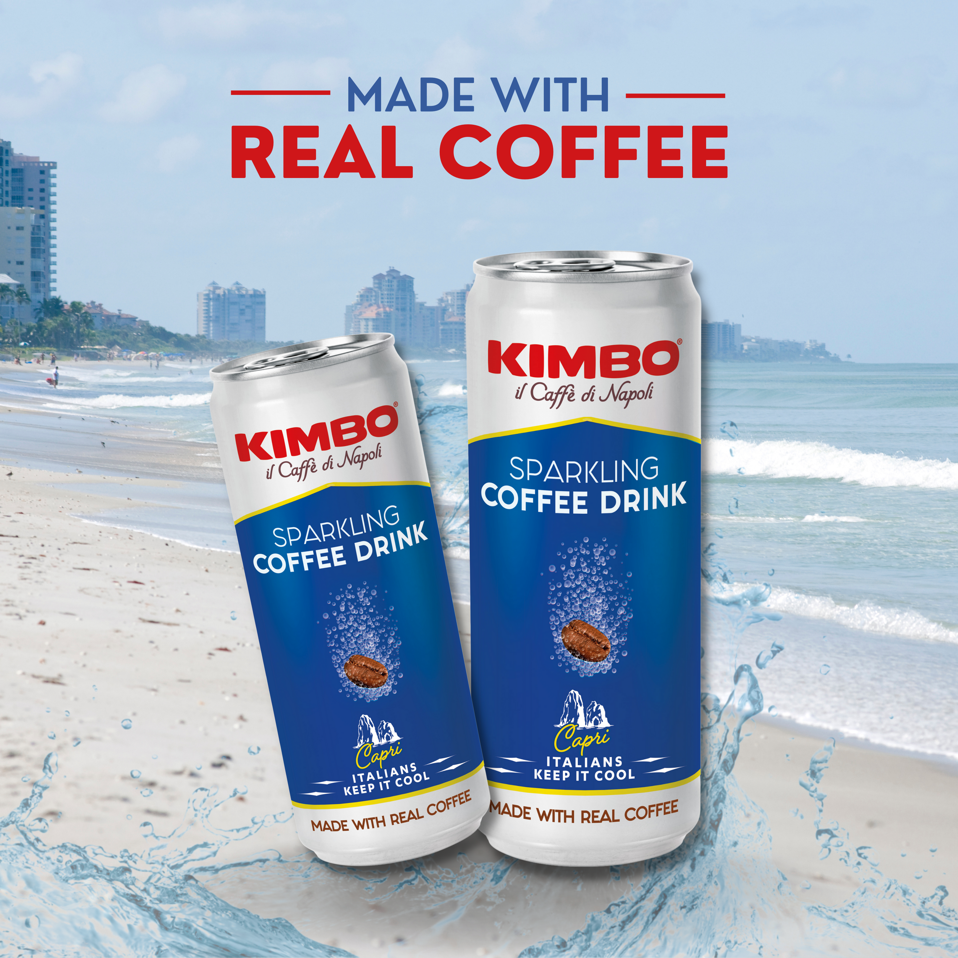 Kimbo presenta al mercato una nuova bevanda al gusto di caffè: Kimbo  Sparkling Coffee