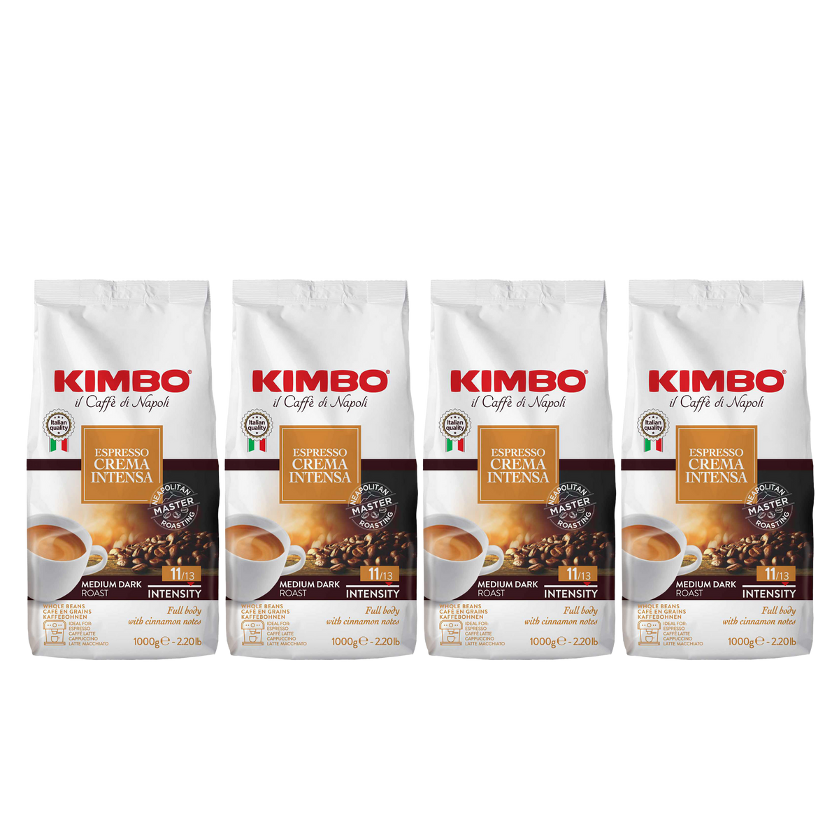 799 KIMBO　コーヒー　粉　2種類　各5袋　計10袋　セット タメせる！モンテ物産「KIMBO（キンボ） エスプレッソ粉 2種