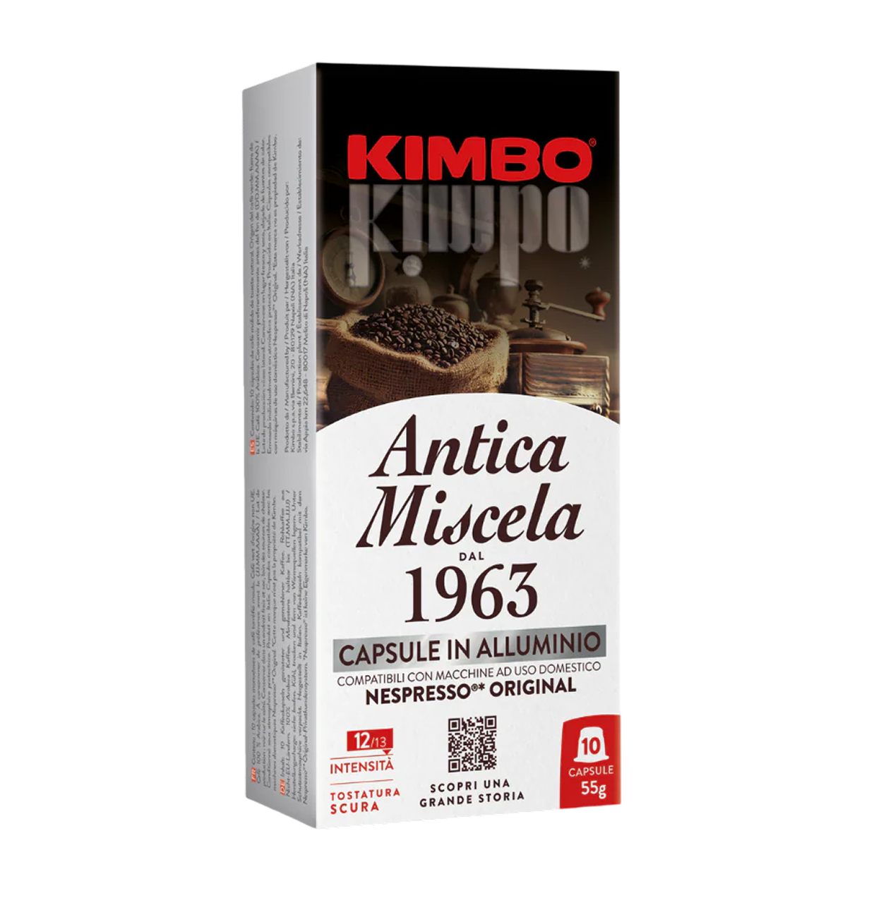 Nespresso®* Original Aluminum Capsules Compatible with Machines - Antica Miscela - 10 Capsules