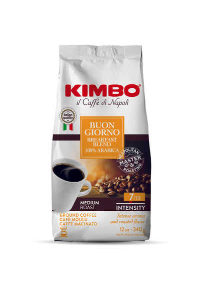 Buongiorno Breakfast Blend - Ground Coffee 12oz Bag